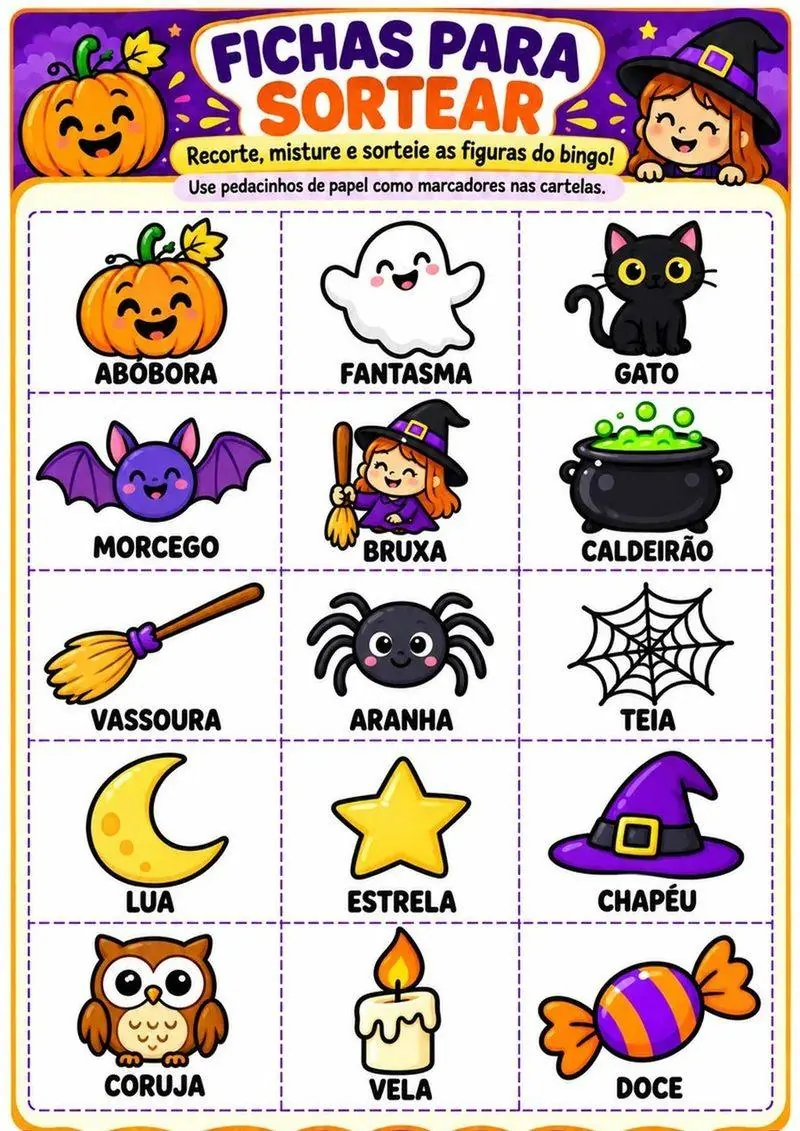 Página 5 do kit Halloween Escolar 2026