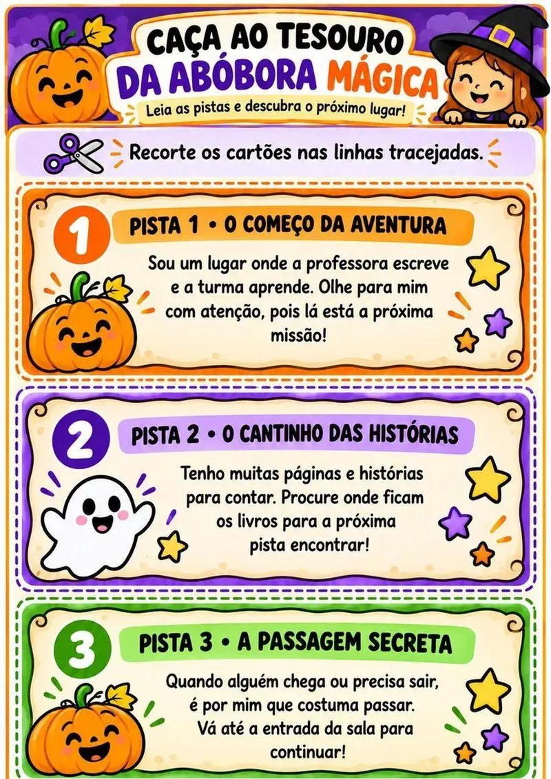 Página 6 do kit Halloween Escolar 2026