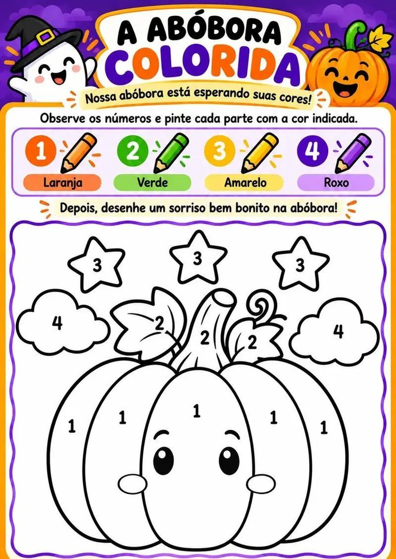 Página 15 do kit Halloween Escolar 2026