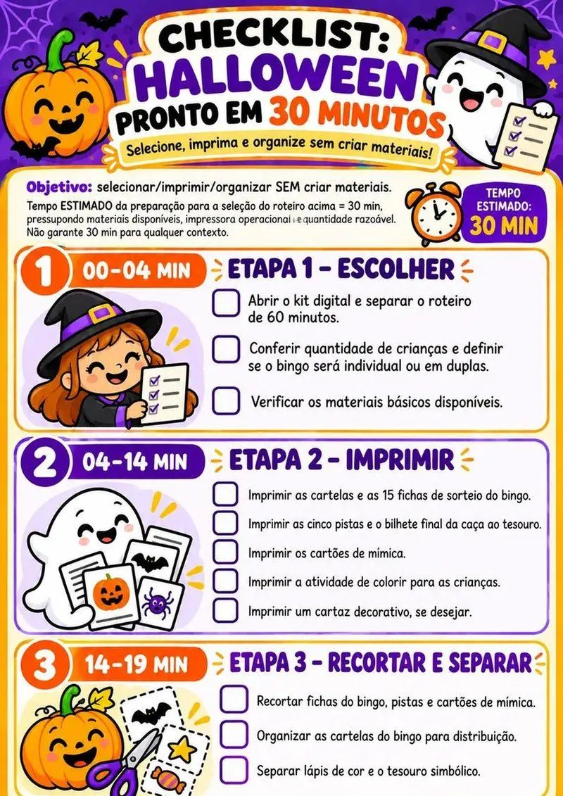 Página 32 do kit Halloween Escolar 2026